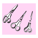 download Scissors clipart image with 315 hue color