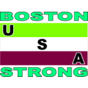 download Usa Stripe Flag Boston Strong clipart image with 90 hue color