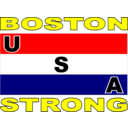 Usa Stripe Flag Boston Strong