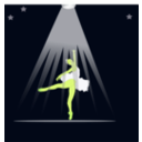 download Bailarina clipart image with 45 hue color