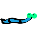 download Worm clipart image with 90 hue color