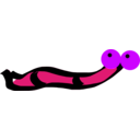 download Worm clipart image with 225 hue color