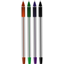 download Color Ballpoint Pens clipart image with 135 hue color