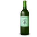 download French Wine Bordeaux Bottle clipart image with 90 hue color