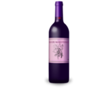 download French Wine Bordeaux Bottle clipart image with 270 hue color