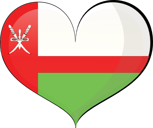 Oman Heart Flag