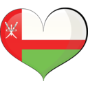 download Oman Heart Flag clipart image with 0 hue color