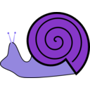 download Snail clipart image with 225 hue color