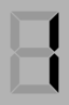 Seven Segment Display Gray 1