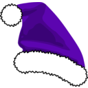 download Santas Cap clipart image with 270 hue color