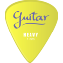 download Guitar Pick clipart image with 180 hue color