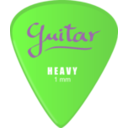 download Guitar Pick clipart image with 225 hue color