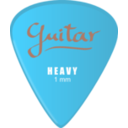 download Guitar Pick clipart image with 315 hue color