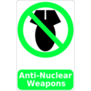 download Anti Nuclear Weapons Sign clipart image with 135 hue color