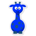 download New Cartoon Giraffe clipart image with 180 hue color