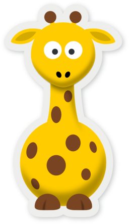 New Cartoon Giraffe