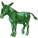download Donkey clipart image with 90 hue color