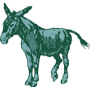 download Donkey clipart image with 135 hue color
