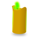 download Candle clipart image with 45 hue color