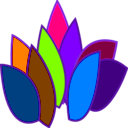 download Fire clipart image with 270 hue color