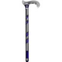 download Walking Stick clipart image with 225 hue color