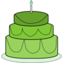 download Cake clipart image with 90 hue color