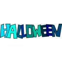download Halloween Logo clipart image with 270 hue color