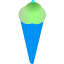 download Ice Cream clipart image with 180 hue color