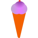 download Ice Cream clipart image with 0 hue color