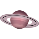 download Saturn clipart image with 315 hue color