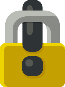 Locked Exclamation Mark Padlock