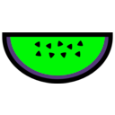 download Simple Watermellon clipart image with 135 hue color