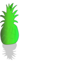 download Pineapple Icon clipart image with 90 hue color