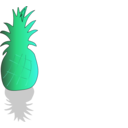 download Pineapple Icon clipart image with 135 hue color