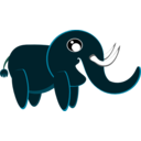 download Elephant clipart image with 0 hue color