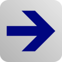 download Right Arrow Icon clipart image with 45 hue color