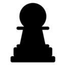 download Chesspiece Pawn clipart image with 0 hue color