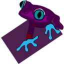 download Red Eyed Frog clipart image with 180 hue color