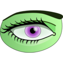 download Eye clipart image with 90 hue color