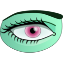 download Eye clipart image with 135 hue color