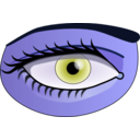 download Eye clipart image with 225 hue color