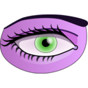 download Eye clipart image with 270 hue color