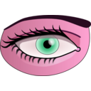 download Eye clipart image with 315 hue color