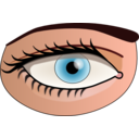 download Eye clipart image with 0 hue color