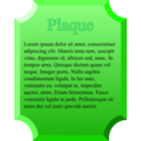 download Plaque clipart image with 90 hue color