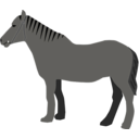 download Horse clipart image with 180 hue color