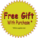 download Free Gift clipart image with 0 hue color