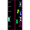 download Parallel Parking clipart image with 270 hue color