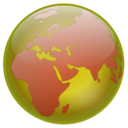 download Globe clipart image with 225 hue color