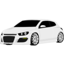 download Vw Scirocco clipart image with 45 hue color